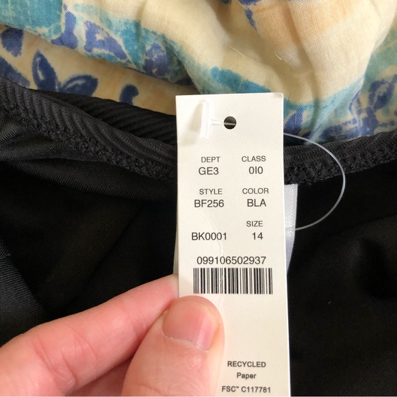 NWT J. Crew Ribbed Square Neck One Piece Swimsuit 14 - Picture 4 of 4